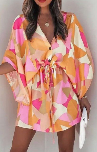 Button Up Kimono/Dress