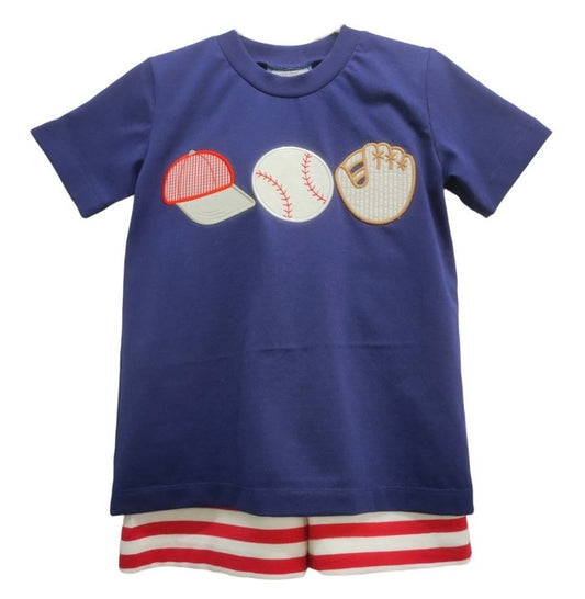 Boys Baseball Short Set