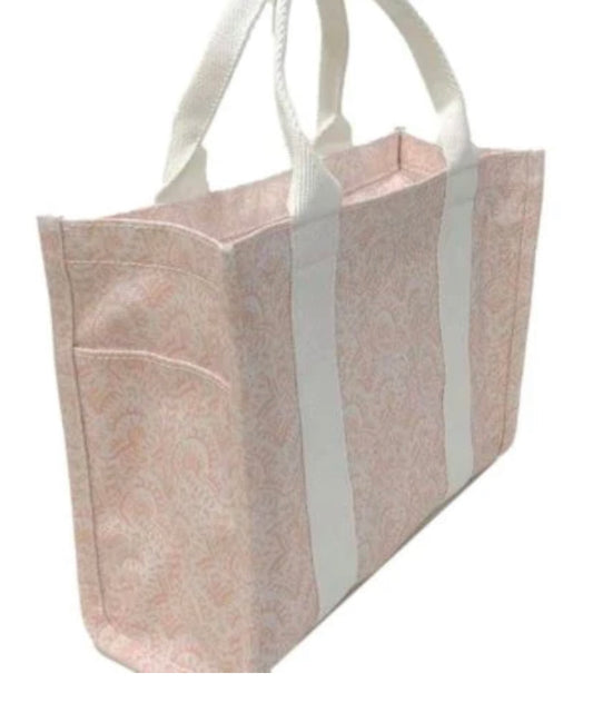 Blush Batik Mini Tote